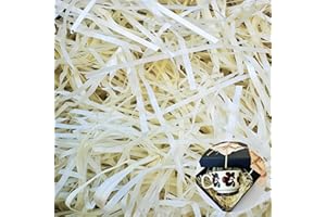 KAOTPO 300g Füllmaterial Geschenk, Holzwolle Füllmaterial zum Dekorieren von Geschenkkörbe, Mehrere Farboptionen und Reichhaltigere Kombinationen, Mehrfarbig Verpackungsmaterial Füllmaterial (Cremefarben)