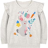 Pull Polaire Fille Col Roulé Chat - Manches Longues, Dessin Animal Mignon, Pour 1 à 7 Ans, Hiver Décontracté