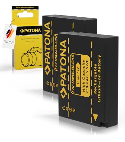 vhbw - 2x Li-ion Batteria 750mah (7.2v) Per Fotocamera Digitale Dslr Panasonic L