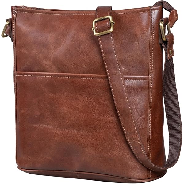 Borsa Spaziosa 30x30 Cm Borsa A Tracolla Suri Frey Livy Cognac
