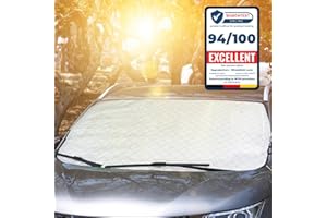Upgrade4cars Osłona na przednią szybę samochodu | plandeka ochronna na zewnątrz na lato i zimę | osłona przedniej szyby, ochrona przed mrozem
