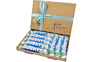 LADYBIRDS COMPANY Bounty Chocolate Gift Box with 8 Bars Ideal Birthday or Thankyou Gift. Exclusive to Gracehill Gifts