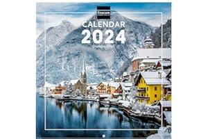 ‎FINOCAM Finocam - Kalendarz na 2024 rok Obrazy Ścienny styczeń 2024 - grudzień 2024 (12 miesięcy) Charming Międzynarodowy