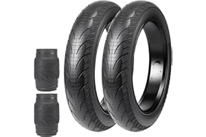 ZUKKA Bicycle Tyre 20 26 Inch Fat Tyre 20/26 x 4.0 Inch for E-Bike Mountain Bike Heavy Duty High Performance Wear Resistant E-Bike Mountain Snow Bike Tyres