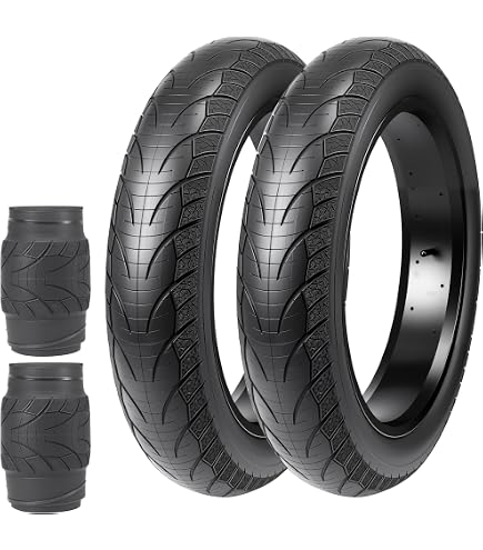 Fincci Chambre à Air VTT 26 Pouces - Pour Vélo De Route, Montagne Et Électrique - Valve Schrader 48mm - Lot De 2