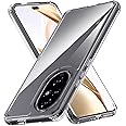 Anoowkoa Case for Honor 200 Pro 5G TPU and Clear PC Hybrid Hard Acrylic Slim Phone Case Clear Ultra Crystal Transparent Protective Back Cover Flexible Bumper Silicone Case[Shock Absorption]