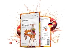 pick'em Zahnstocher mit Geschmack Triple Pack Pleasing Peach [ERFRISCHEND FRUCHTIG] die Lifestyle Alternative zum Kaugummi (Flavor-Enhancement)- Zahnstocher Geschmack - werde EIN Teil der woodarmy