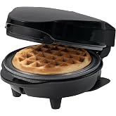 Bestron Mini Waffle Maker for Classic Waffles, Non-Stick Waffle Maker for Kids Parties, Family Parties, Easter or Christmas,