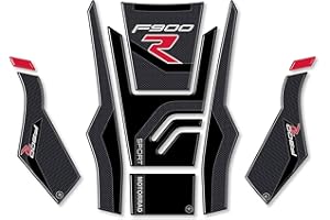 labelbike - 3er-Set 3D-Gelschutz F900 R Motorrad-Tankaufkleber kompatibel mit BMW F900R