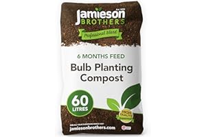 Bulb Planting Compost 60L bag - Specially formulated compost for planting bulbs in tubs or for conditioning soil before planting in the garden - By Jamieson Brothers
