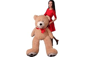 Gigantisk mjukisnalle, En Stor Fylld Nallebjörn 160cm, En Present till en tjej, Födelsedagspresentidé för barn, Jubileumsgåva