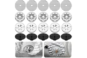 CTYUEYUN 20 Stück Hitzeschutzblech Reparatursatz mit Metall Hitzeschilde, Wärmeschutzblech Ersatzteil für Hitzebeständige Fahrgestellreparatur, Hitzeschutzblech Klemmscheiben für VW Audi Skoda