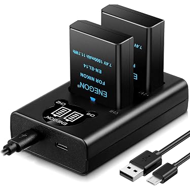 Melasta Batteria Per Insta360 X5 – 2 Pezzi 2800mAh Li-Ion Con Caricabatterie Doppio, Alloggio Per Scheda SD, Ricarica Rapida PD