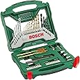 Bosch 50-Pieces X-Line Titanium Drill and Screwdriver Bit Set (for Wood, Masonry and Metal, Accessories Drills)