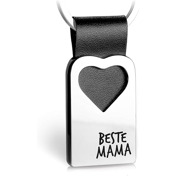FABACH Beste Mama - Portachiavi con angelo custode con