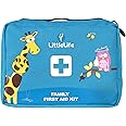 LittleLife Family First Aid Kit with CE Certified Contents, Ideal for Home and Family Holidays to Treat Common Injuries