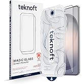 Teknoft Samsung Galaxy S26 Plus ile Uyumlu Otomatik Hizalama Aparatlı Takılırken Toz Toplama &Ouml;zellikli Ekstra G&uuml;&ccedil;lendirilmiş 