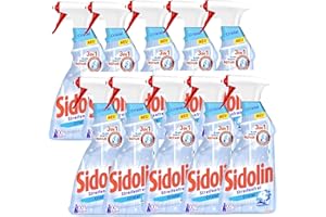 ‎SIDOLIN Sidolin Cristal, Glasreiniger 10x Sprühflasche, für einen perfekten Glanz und gegen Mikrorisse (10x500ml)
