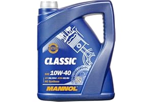 MANNOL Classic 10W-40 API SN/SM/CF Motorenöl, 5 Liter