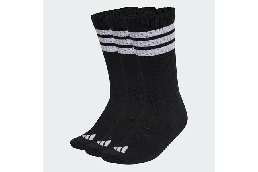 adidas Unisex Pack de 3 pares de calcetines clásicos 3 bandas con amor