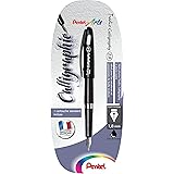 Pentel Tradio Calligraphy Pen Calligraphy Pen 1.8 mm Tip Black