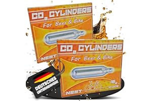 Nemt - Lot de 20 cartouches de CO2 pour tireuses à bière de tout type, contient 16 g de CO2 A 1 pièce
