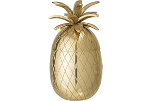 Bloomingville Eisbehälter Ananas, goldfarben, Aluminium