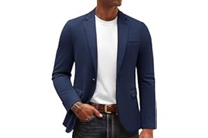 PJ PAUL JONES Herren Sakko Sportlich Freizeit Blazer Jackett 1 Knöpfe Modern Regular Fit Anzugjacke