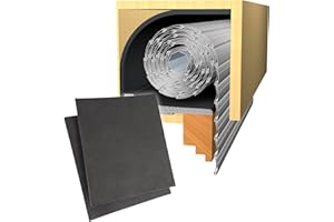jarolift Isolation à économie d'énergie pour volets roulants 25mm (100 x 50cm) avec séparation de la partie latérale et du couvercle 100 x 24cm, économisque, isolation acoustique
