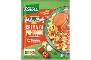 ‎KNORR Knorr Pasta Sauce Crema di Pomodoro leckere Nudelsauce mit Tomaten und Käse 250 ml