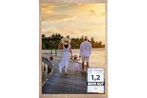 CABBEL 1 x ramka na zdjęcia 50 x 70 cm, 1 sztuka, ramka na dokumenty, kolaż, plakat, drewniana ramka na plakat MDF, szkło akrylowe, ramka na zdjęcia, ramki do puzzli, obrazki, ramki na zdjęcia do