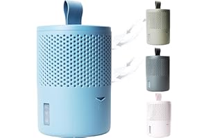 AbsoDry Duo Family - Deshumidificador silencioso sin electricidad - Para una mejor calidad del aire - Antihumedad armarios, sótano, baño, dormitorio - Deshumificadores de humedad - Azul