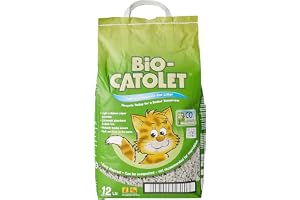 Bio-Catolet Light & Hygienic Recycled Paper Granules Cat Litter 12 Liter, Packaging May Vary