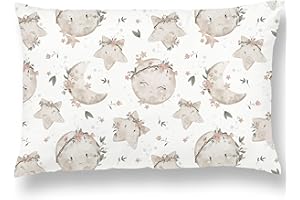 SUPERBE BEBE Oreiller Enfant avec Taie 40x60 Cm en Coton Oeko-tex - Coussin Bebe pour Siestes Ecole Maternelle Et Voyages - Lavable en Machine - Oreiller Enfant 3 Ans Et Plus- Coussin Lecture Enfant Chambre Fille