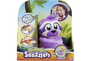 Animagic: Little Snuzzlers - Sloth | Loves to Hug and Won't Let Go! | Features over 15 Sounds to Discover and Sing Along With | For Ages 4+