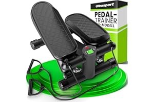 Ultrasport Swing Stepper, Su-giù Stepper, Stepper Con o Senza Bande di Allenamento, Allenamento Olistico