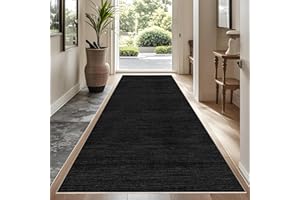 YUEAENK Rutschfeste Maschinenwaschbare Fußmatte 40 x 200 cm flurteppich läufer lang Flurteppich Wohnzimmer Teppich Küchenteppich Läufer für Eingang Küche Schlafzimmer Wohnzimmer, Schmutzfangmatte Innen