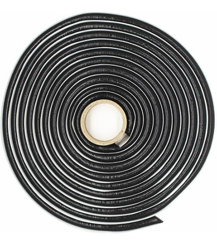 White Butyl Seal Tape - 5M Waterproof Rubber Tape For RV, Windows, Boats (20mm Wide, 3mm Thick)