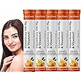Graceberry L-Glutathione Tablets for Radiant Skin Health | 100 Effervescent Tablets with L-Glutathione & Vitamin C | Powerful Antioxidant for Skin Brightening | Orange Flavour