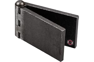 Gedotec Türscharnier zum anschweißen Anschweißband für Metall-Türen | Schwerlast-Scharnier für Gartentor & Maschinen | Anschweißscharnier Höhe: 50 mm | 1 Stück - Türband für Stahl-Tore & Fahrzeuge