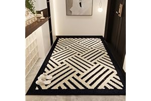 Senerma Wycieraczka 60x90 cm do użytku wewnątrz i na zewnątrz, nadaje się do prania, wodoodporna, mata pod drzwi, antypoślizgowa, wycieraczka do brudu, dywan do wejścia, drzwi wejściowych, tarasu