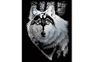 Royal & Langnickel SILF28 - Lamina para grabado deseno de lobo dragón