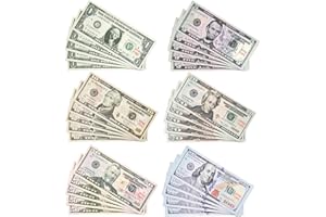 ALFTEK 150 Blätter Spielgeld Dollar Scheine Falschgeld, Fake Feldscheine, Prop Money, Film Play Geldscheine Toy Fake Copy Dollar Money für Party Money Gun