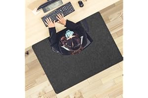 PLACOOT Office Chair Mat for Hardwood Floor 90X140cm Floor Protector Mat Anti-Slip Floor Mat for Office Chair, Desk Chair Mat for wooden Floors Dark Gray