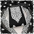 SNISHET Women's Heavy Cotton Embroidery Panel Work Unstitched Salwar Suit Dress Material With Cotton Work Dupatta