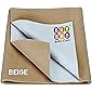 BeyBee Waterproof Baby Dry Sheet (Small (50cm X 70cm), Beige)