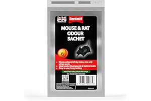 Rentokil FM24 Mouse and Rat Odour Sachets, Black