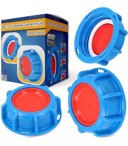 Adattatore Per Serbatoio IBC 1000L: Connettore S60x6 A Raccordo Per Tubo Da Giardino (1 Pezzo)