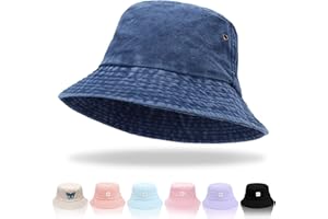 ECOMBOS Women Bucket Hats -Cotton Bucket Hat Summer Fisherman Hat Sun Hat Beach Hat for Women Men Teens