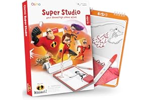 Osmo - Super Studio Incredibles 2 - Ages 5-11 - Learn to Draw - For iPad or Fire Tablet (Osmo Base Required)